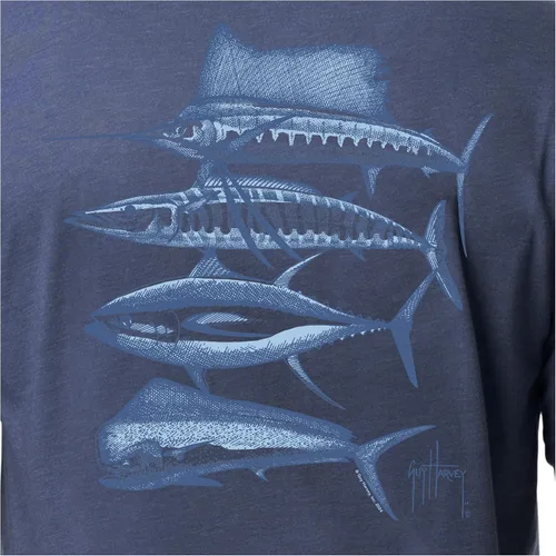 Vista 185 de Guy Harvey Camiseta de manga corta Threadcycled para hombre