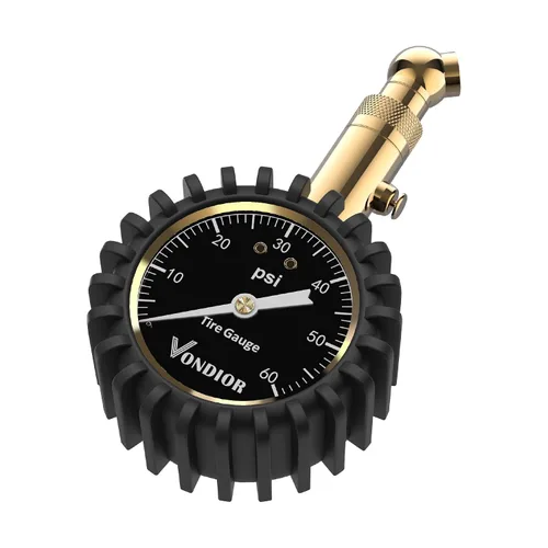 Vista 14 de Vondior Medidor de presión de neumáticos, certificado ANSI 0-100 PSI Medidor de neumático negro con tubo