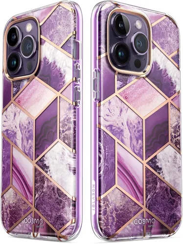 Vista 8 de i-Blason Cosmo Series - Funda para iPhone 14 Pro de 6.1 pulgadas (versión 2022), funda protectora delgada de cuerpo completo con protector