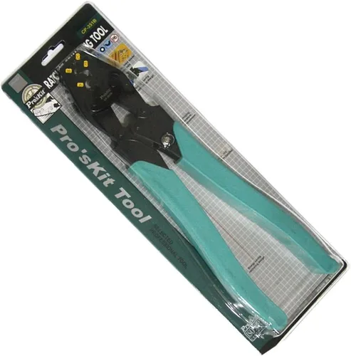 Vista 4 de Pro'sKit CP-351B Terminales no aislados Herramienta de prensado de trinquete (13.780 in)