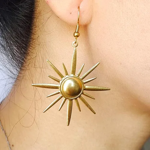 Vista 4 de FantaLook Banda para el cabello y aretes amarillos para Halloween accesorios de cosplay para niñas Amarillo x