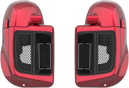 Vista 45 de Kits de calentadores de piernas con ventilación y combinación de color con guantera para Harley Davidson Touring Street Road King Glide FLTR 2014