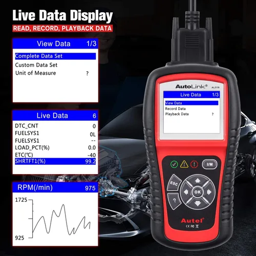 Vista 6 de Herramienta de escaneo con 6 modalidades Autel AL519 Autolink mejorado OBD