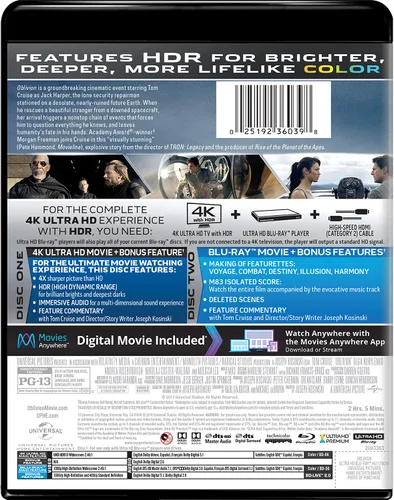 Vista 2 de Oblivion Blu-ray