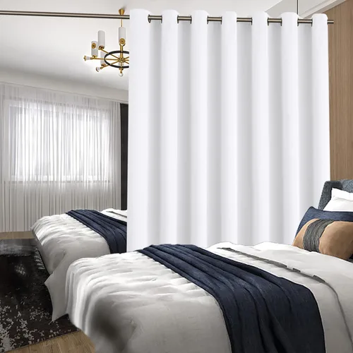 Vista 3 de BGment Cortina de puerta corredera de moda de 100 x 84 pulgadas, cortinas opacas térmicas para oscurecer la habitación, cortinas opacas térmicas, 1