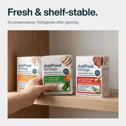 Vista 6 de JustFoodForDogs Pantry Fresh - Alimento húmedo para perros, comida completa o comida para perros, receta de comida para perros de cordero y arroz