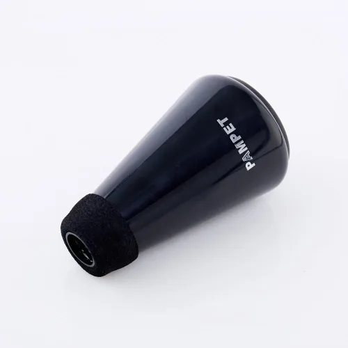 Vista 5 de Pampet - Silenciador para trompeta de práctica, ligero, recto (negro) Accesorios para trompetistas Practica Silenciador de trompeta