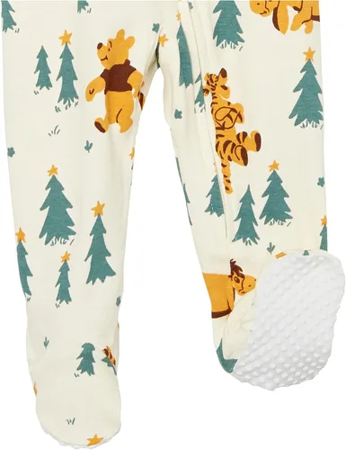 Vista 12 de Amazon Essentials Disney Marvel Star Wars - Pijama unisex de algodón con pies para bebés y niños pequeños, paquete múltiple