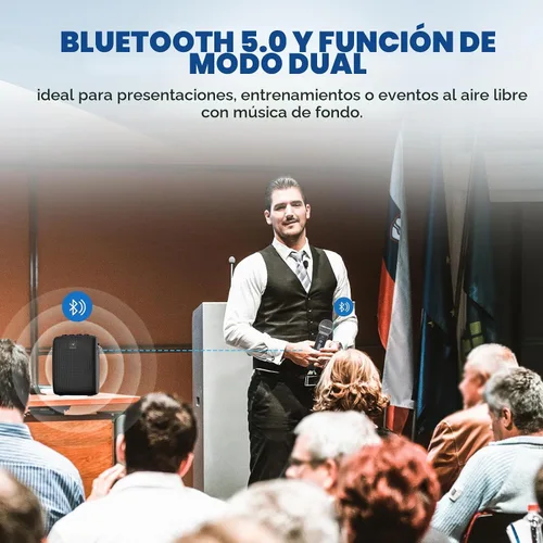 Vista 8 de WinBridge - Amplificador de voz inalámbrico con micrófono para profesores