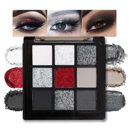 Vista 40 de CAKAILA Paleta de sombra de ojos mate de 10 colores, color gris y gris topo, paleta de sombra de ojos neutra, paleta de maquillaje de larga