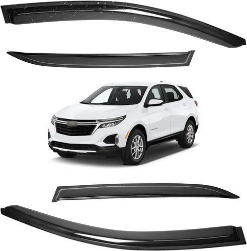 Vista 110 de Viseras para ventanas para Mazda 3 Sedán 4 puertas 2004 2005 2006 2007 2008 2009 estilo JDM Mugen, deflector de viento, protector solar y de lluvia