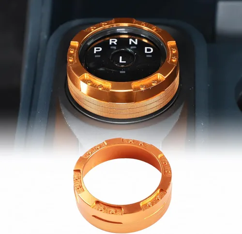 Vista 8 de CHEAYAR Botón de interruptor de cambio de marchas Anillo de tapa de guarnición Compatible con Ford Maverick 2022, Cubierta de pomo de cambio