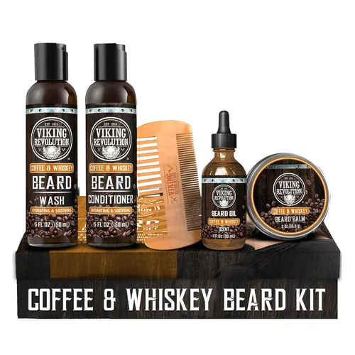 Vista 12 de Viking Revolution Acondicionador definitivo para el aseo de la barba de los hombres, suaviza, suaviza y alivia la picazón de la barba, contiene