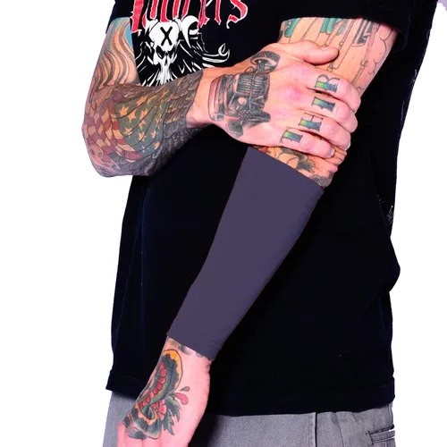 Vista 11 de Tat2X, manga para cubrir tatuajes Ink Armor Premium, manga para antebrazo de 9 pulgadas (manga simple)