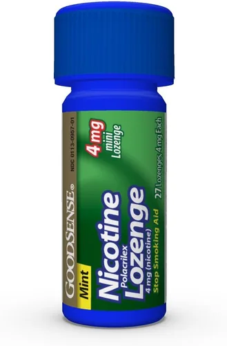 Vista 6 de GoodSense - Mini grageas de nicotina Polacrilex, menta, 4 mg, 81 unidades.