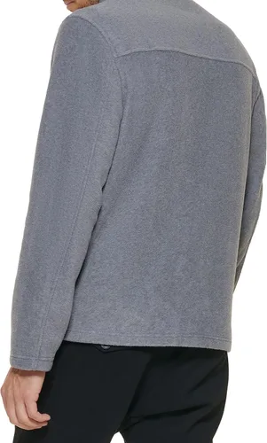 Vista 2 de Tommy Hilfiger - chamarra de forro polar clásica con cierre frontal para hombre.