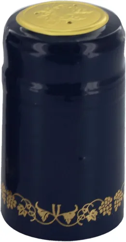 Vista 3 de Home Brew Ohio Azul con uvas de oro PVC Shrink Cápsulas 30