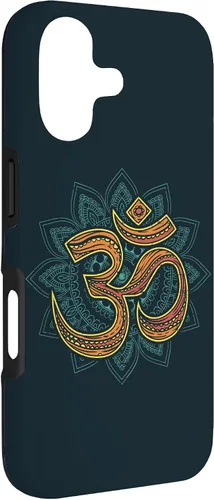 Vista 3 de Funda con diseño de mandala espiritual Om para iPhone 17