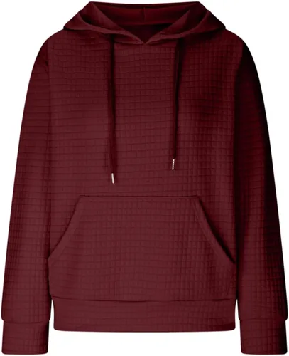 Vista 5 de Sudaderas con capucha de gran tamaño para mujer, suéter de vellón de otoño, casual, cómodo, trajes de moda Y2K 2023