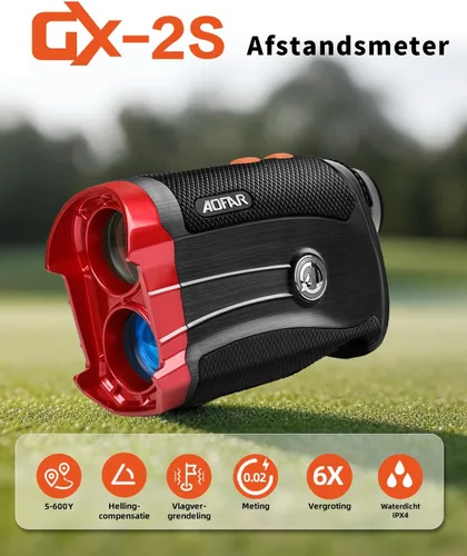 Vista 2 de AOFAR GX-2S Rangefinder for Golf & Hunting with Slope and Angle Switch, Flag-Lock with Vibration, Horizontal Distance, 600/1000 Yards Distance