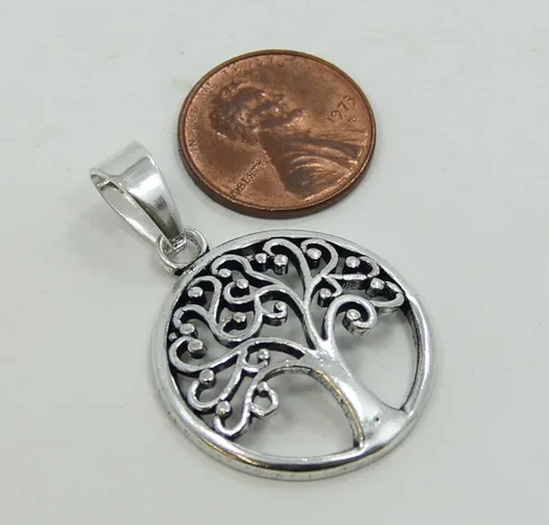 Vista 2 de DharmaObjects KayJayStyles Jewelry - Colgante de árbol celta de la vida para hombres y mujeres