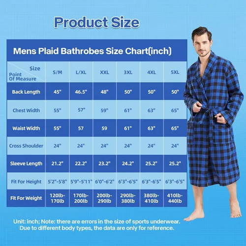 Vista 5 de FashGudim Bata de algodón a cuadros para hombre, ligera, con cuello de chal, kimono, ropa de dormir, ropa de descanso, batas de casa