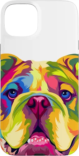 Vista 12 de Pop Art English Bulldog Dog Lover Bulldog Case for iPhone 17