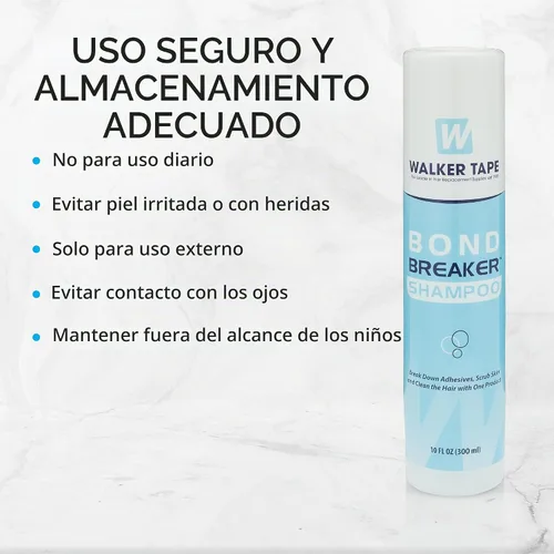 Vista 6 de Bond Breaker Shampoo por Walker Tape 10 onzas