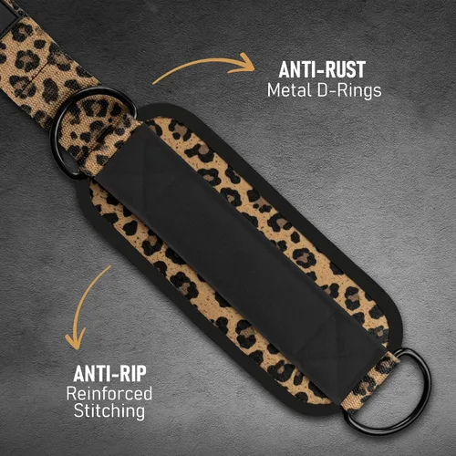 Vista 6 de BREAKING LIMITS Correas de tobillo para máquinas de cable para mujeres, juego de correas de tobillo para glúteos, accesorios de tobillo
