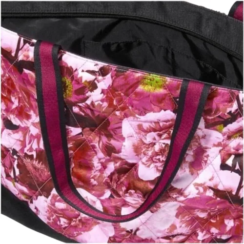 Vista 3 de Victoria's Secret Bolso de fin de semana acolchado con flores de rosas, Floral