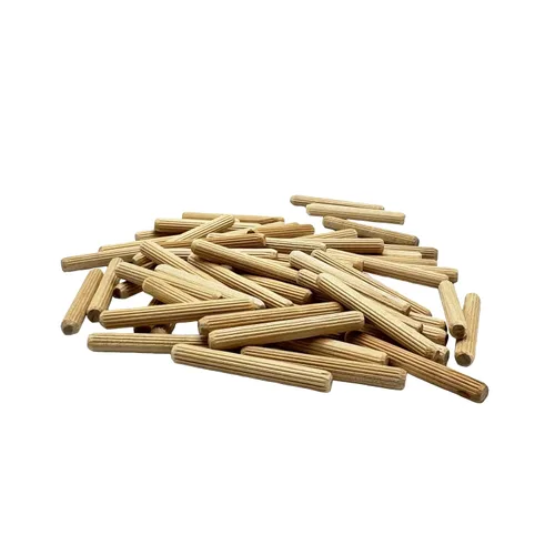 Vista 16 de 1/2" x 2" - Paquete de 100 pasadores de madera - Secados al horno, estriados y biselados (1/2" x 2", 100 unidades)