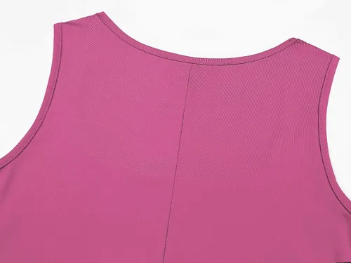 Vista 7 de Vivinew Vestido de maternidad sin mangas con lazo en la cintura elegante vestido maxi ajustado de sirena para sesión de fotos