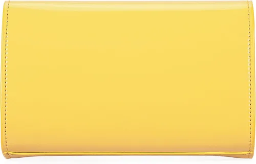 Vista 3 de DEXMAY - Bolso de mano de noche para mujer, de charol sintético, plegable, bolso formal