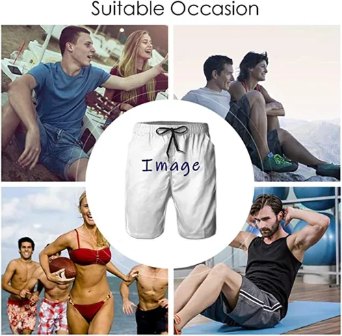 Vista 4 de Pantalones cortos de playa para hombre