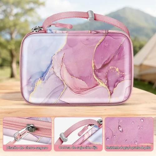 Vista 7 de FINTIE Funda para impresora HP Sprocket Select/Sprocket Plus Smartphone Dreamy Marble