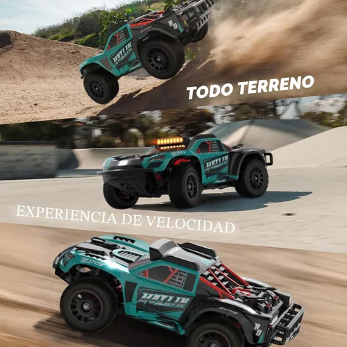 Vista 9 de Hosim Coches RC sin escobillas para adultos y niños rápidos 50 mph, camiones RC 4x4 todo terreno todoterreno impermeable de alta velocidad 1/14 RTR