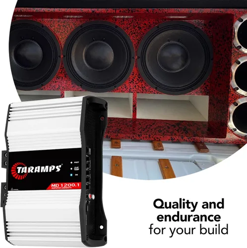 Vista 8 de Taramps MD 1200.1 Canal 1200 Watts RMS 1 Ohm Amplificador de coche