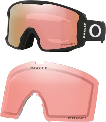 Vista 5 de Oakley Line Miner Medium Ski Goggles REPLACEMENT LENSES OO7093 For Men For Women +Designer iWear Care Kit
