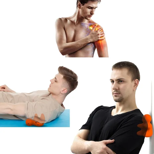 Vista 3 de LittleMum Trigger Point Massager Dolly, Neuralgia Occipital de Liberación Miofascial, Dolor de Cuello y Hombros,Dolor de cabeza por tensión, ATM