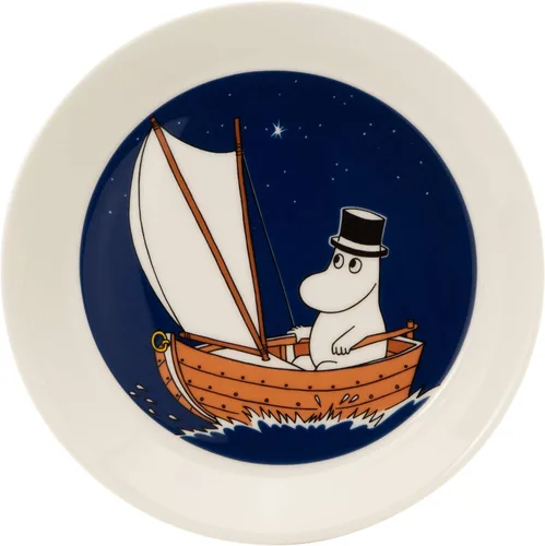 Vista 11 de Arabia Moomin Plate 7.48in Fillyjonk, Gris