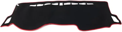 Vista 2 de FSFY - Tapete para cubierta de salpicadero de automóvil, para KIA Forte 2019-2023 para K3 Cerato 2019-2022, rojo LHD