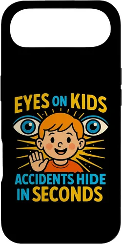 Vista 27 de Eyes on Kids Child Safety Gift for Moms, Granny, Grandad Case for iPhone 16