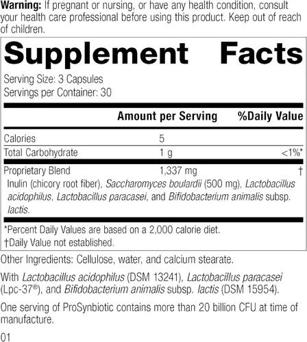 Vista 2 de Standard Process ProSynbiotic - Suplemento de alimentos integrales para los intestinos, apoyo inmunológico, digestión y salud digestiva