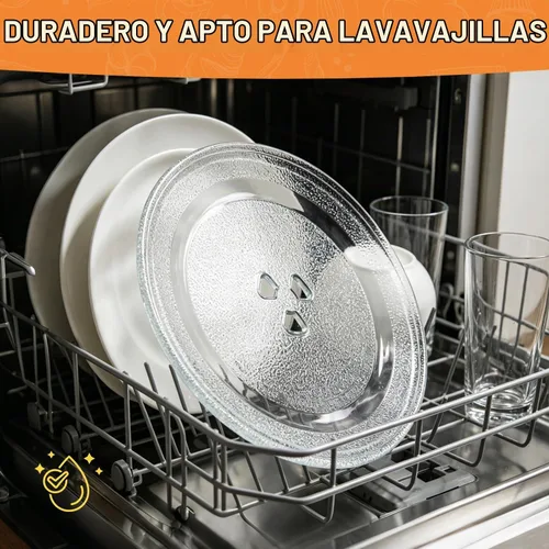 Vista 6 de Placa de microondas de 9.6 pulgadas para microondas pequeños