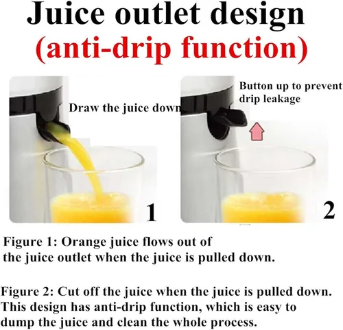 Vista 4 de Exprimidor eléctrico de naranja, adecuado para limón, jugo de pomelo de lima, adecuado para uso doméstico