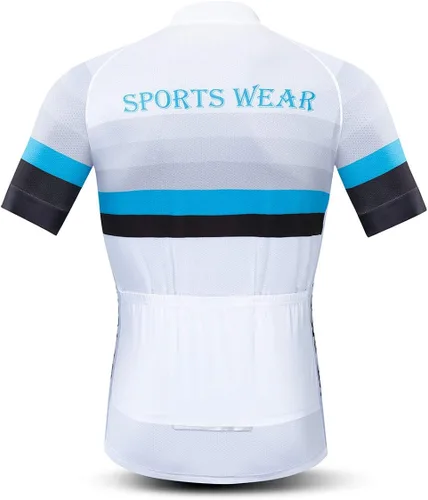 Vista 2 de Bicicleta Jersey hombres Ciclismo Jersey Bicicletas top transpirable verano ropa