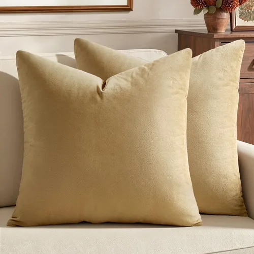 Vista 16 de MIULEE Paquete de 2 fundas de almohada de terciopelo decorativas rectangulares lumbares, fundas de cojín suaves sólidas para sofá, sofá, dormitorio