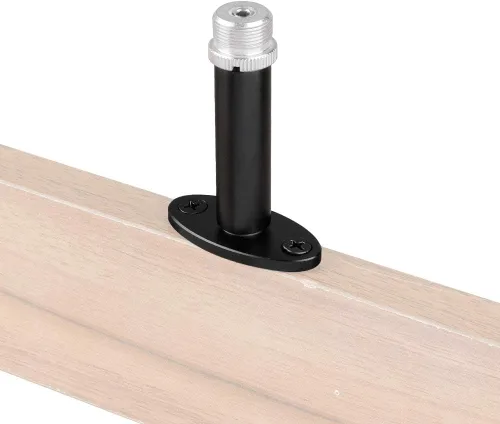 Vista 4 de CAMVATE Soporte de montaje en pared con tornillo macho de 5/8"-27 para soporte de micrófono - 1994