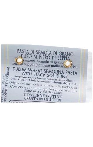 Vista 7 de Camp'Oro Tagliatelle Nero di Seppia Pasta, 1.1 lb