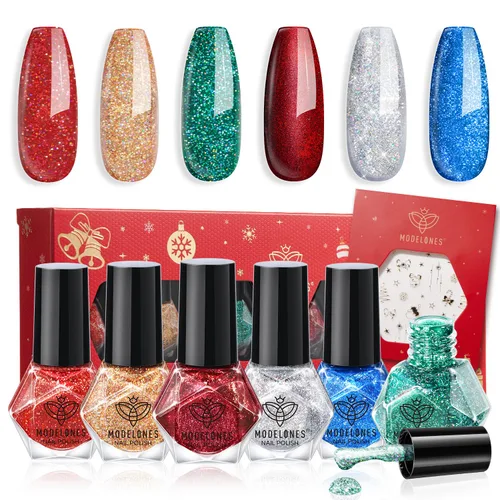 Vista 17 de modelones Esmalte de uñas, capa base 3 en uno, 0.5 onzas líquidas, fortalecedor de uñas transparente, secado rápido, larga duración, brillo